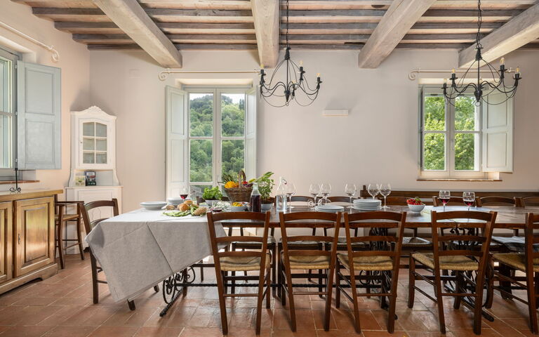 Villa Casentino: Salle à manger
