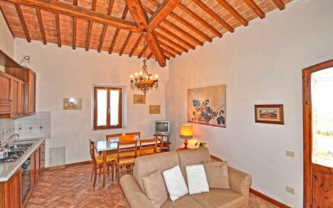 Logement Vittoriana 4: Cuisine, Salle à manger, Salon