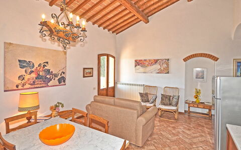 Logement Vittoriana 4: Cuisine, Salle à manger, Salon