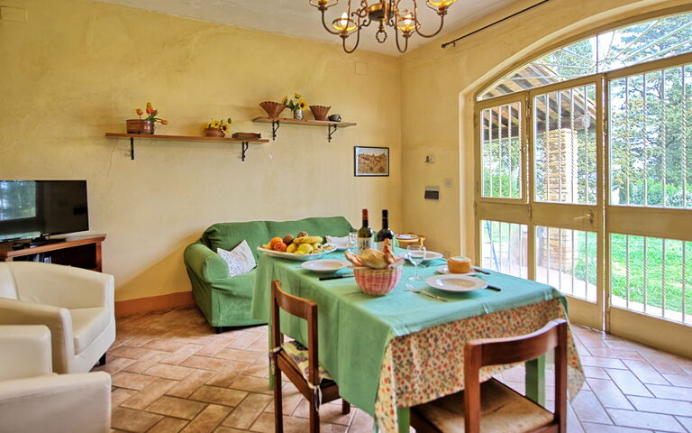 Logement Vittoriana 1: Cuisine, Salle à manger, Salon