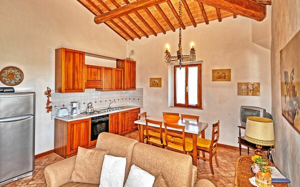 Logement Vittoriana 4: Cuisine, Salle à manger, Salon