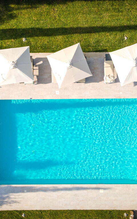 Villa Cassia: bassin, Vues