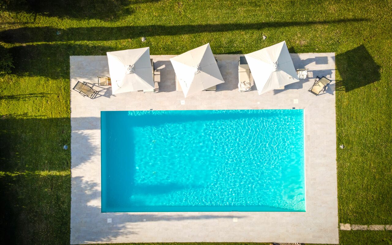 Villa Cassia: bassin, Vues