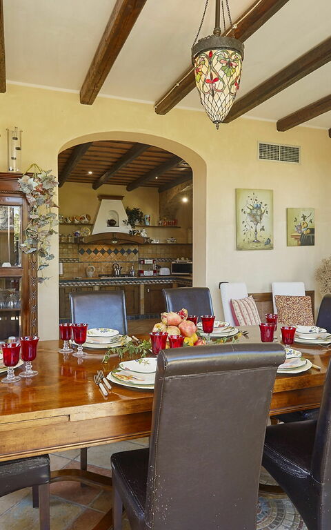 Villa Oasi: Salle à manger