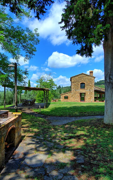 Villa Ferdinando: Été, Jardin