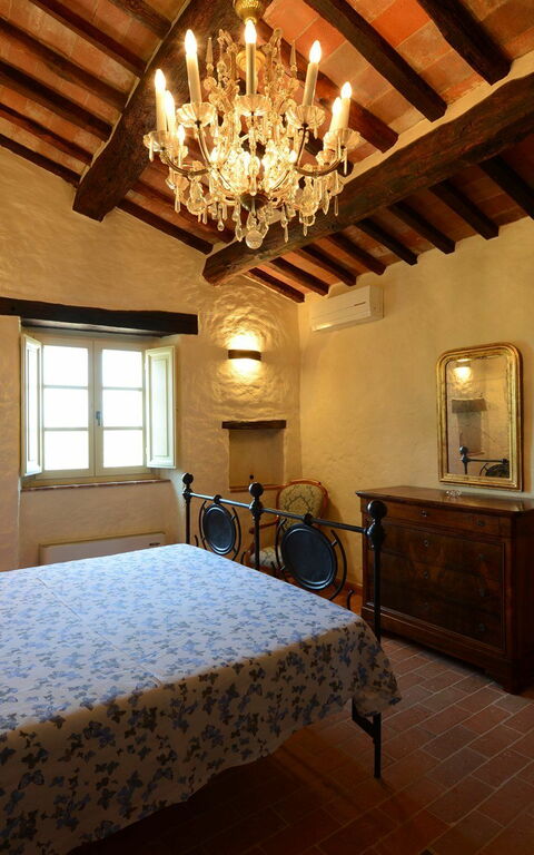 Villa Agazzi: chambre à coucher