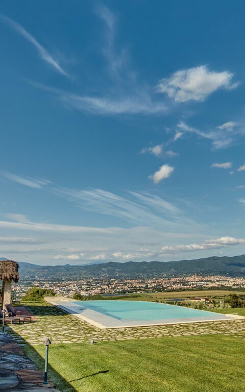 Villa Agazzi: bassin, Vues