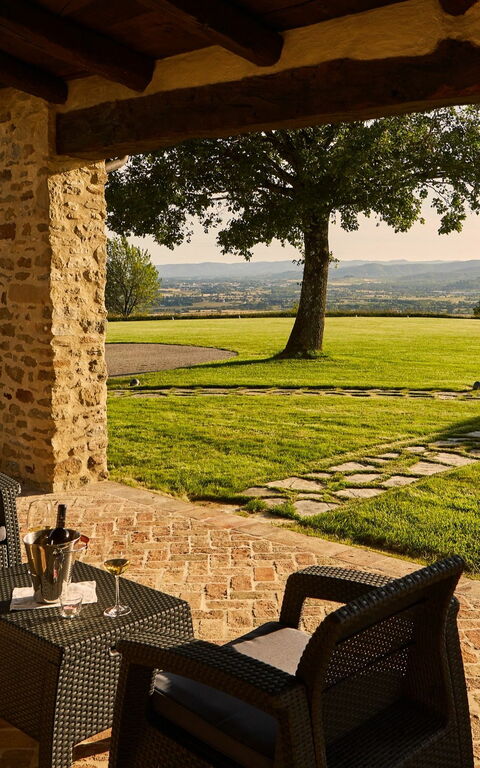 Villa Agazzi: Balcon / Terrasse / Patio, Jardin