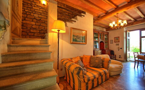 Logement Chiesa: Salle à manger, Salon