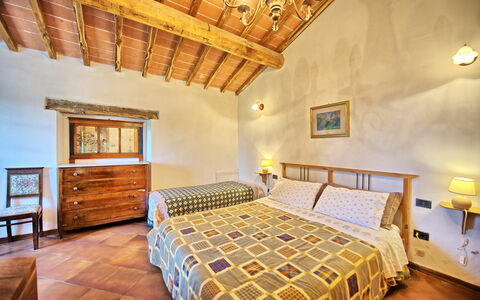 Logement Fienile: chambre à coucher