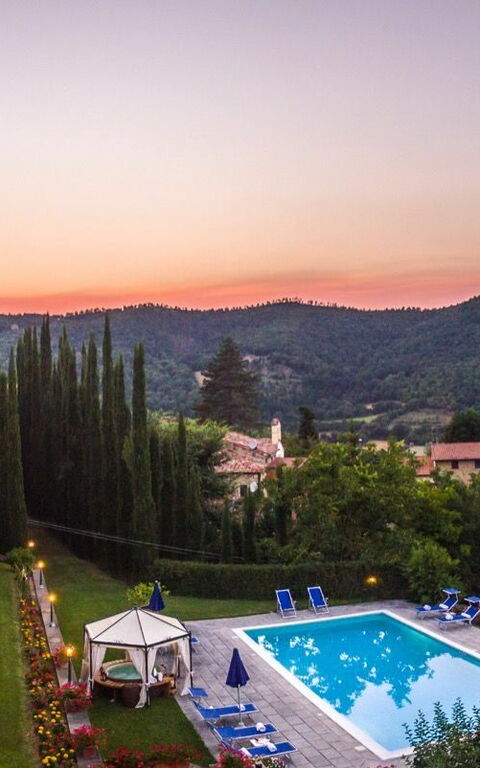 Palazzo Rosadi: bassin, Jardin