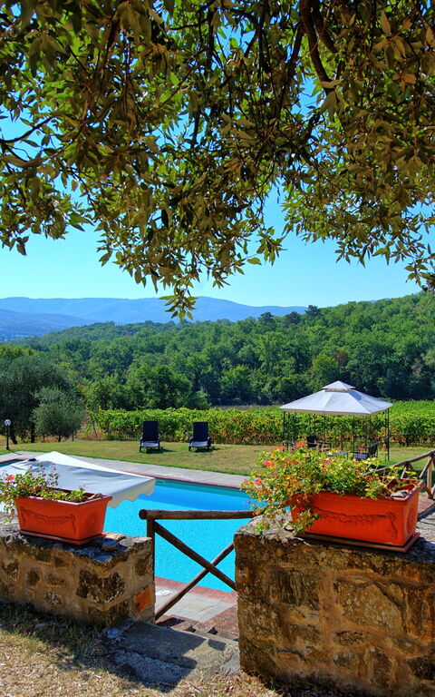 Casavecchia: bassin, Été, Extérieur, Jardin