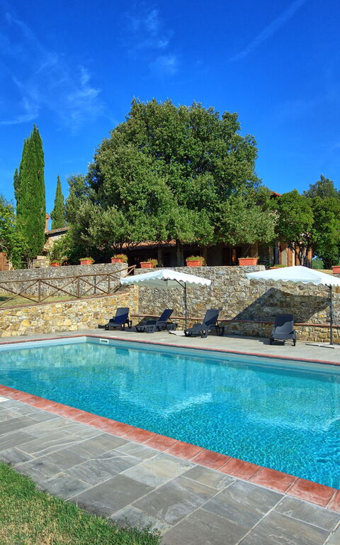 Casavecchia: bassin, Été, Extérieur, Jardin