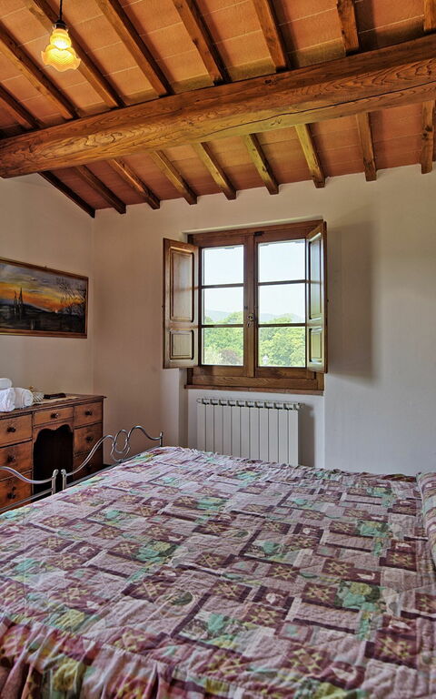 Villa Poggetta: chambre à coucher