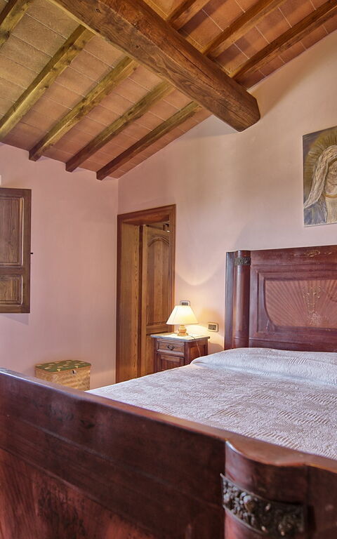 Villa Poggetta: chambre à coucher