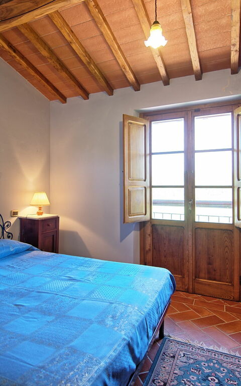 Villa Poggetta: chambre à coucher