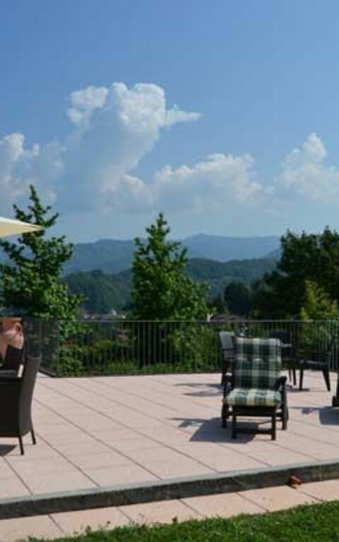 Villa Il Nido: Balcon / Terrasse / Patio, Jardin