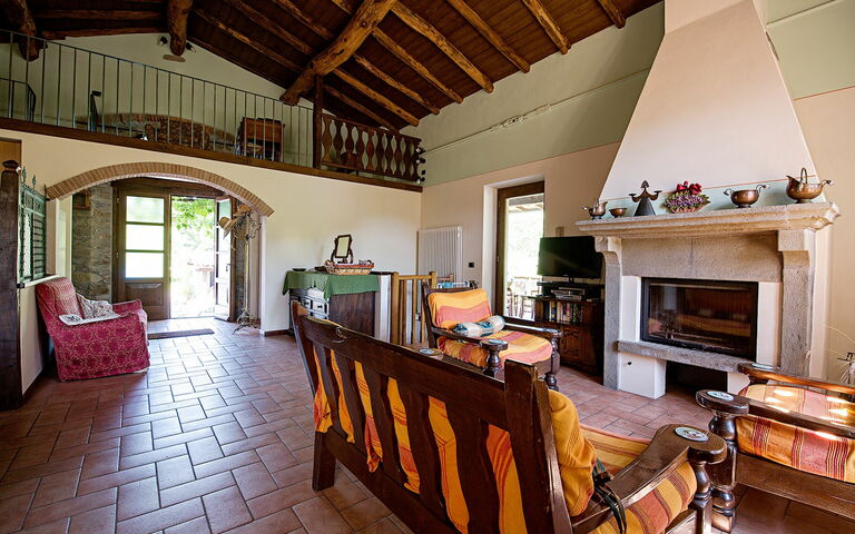 Villa Il Nido: Salle à manger, Salon