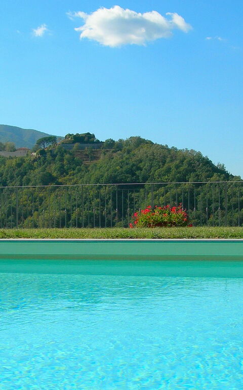 Villa Saida: bassin, Extérieur