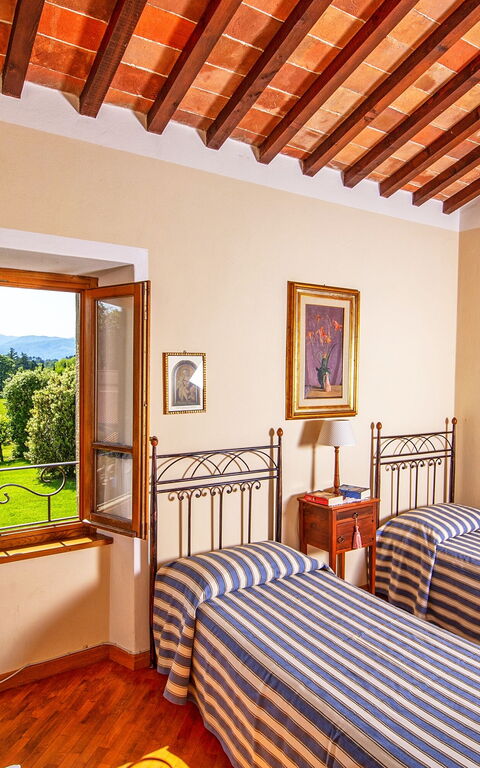 Podere Sant'angelo: chambre à coucher