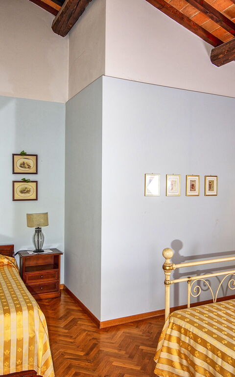 Podere Sant'angelo: chambre à coucher