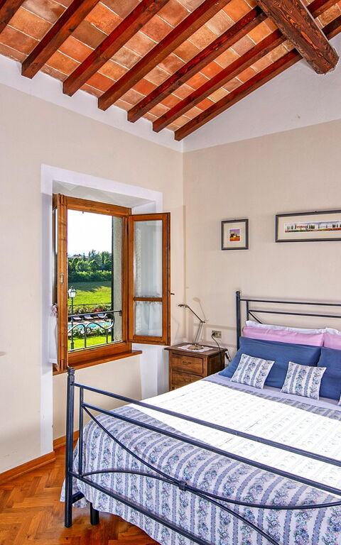 Podere Sant'angelo: chambre à coucher