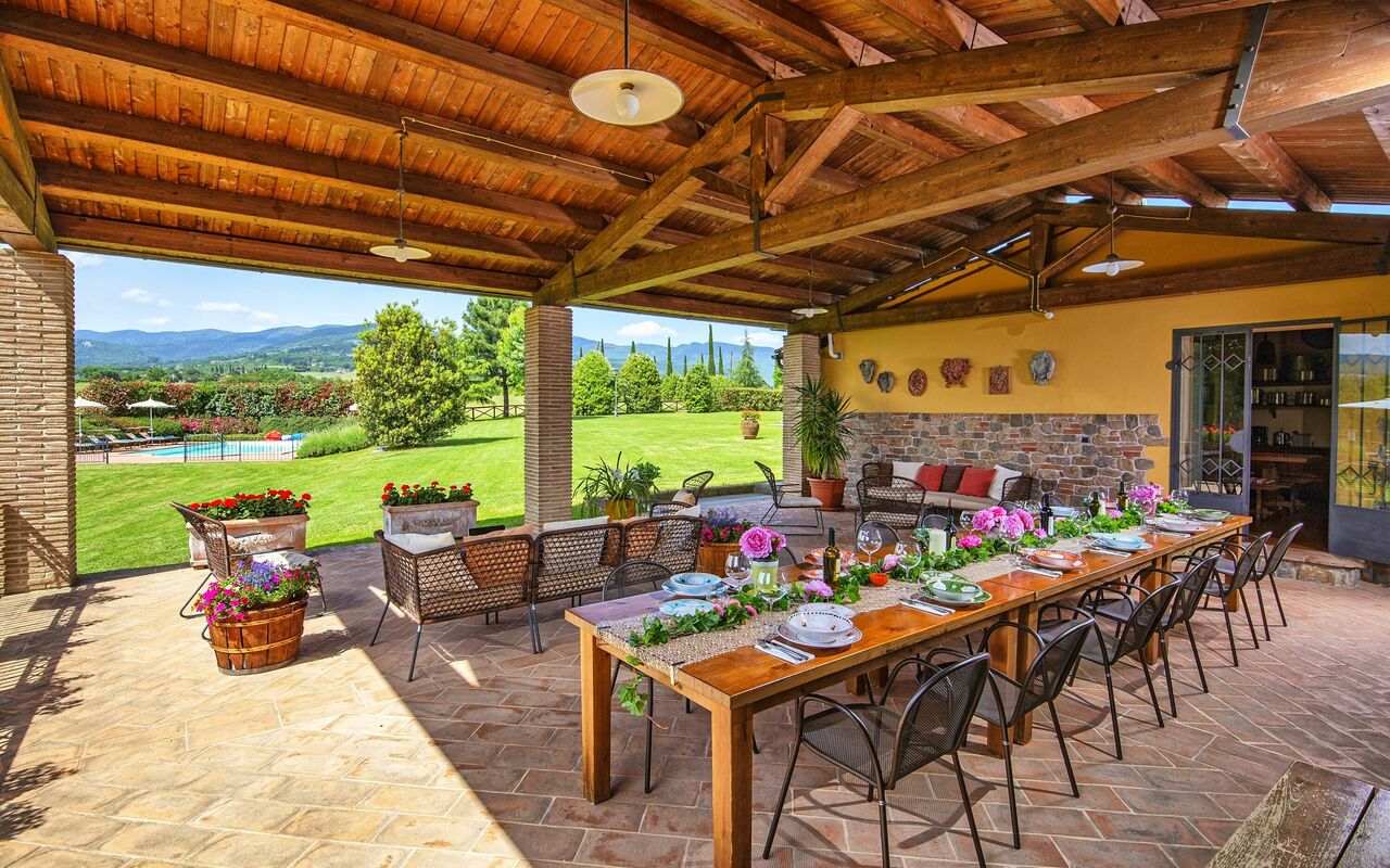 Podere Sant'angelo: Balcon / Terrasse / Patio, Extérieur