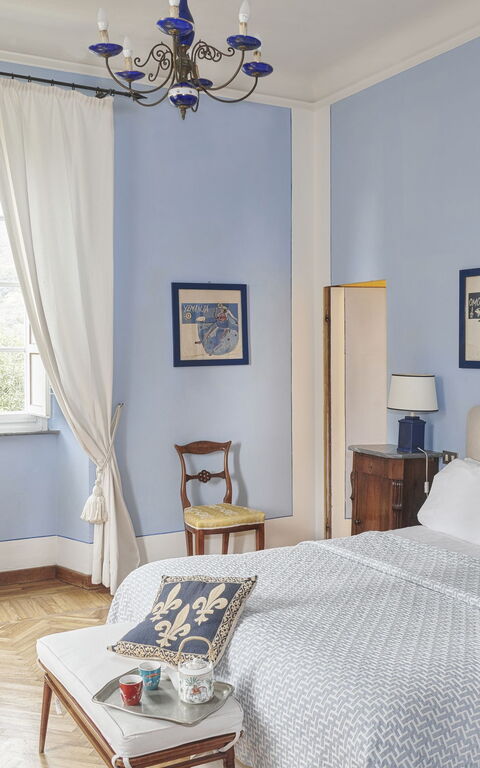 Villa Pedone: chambre à coucher