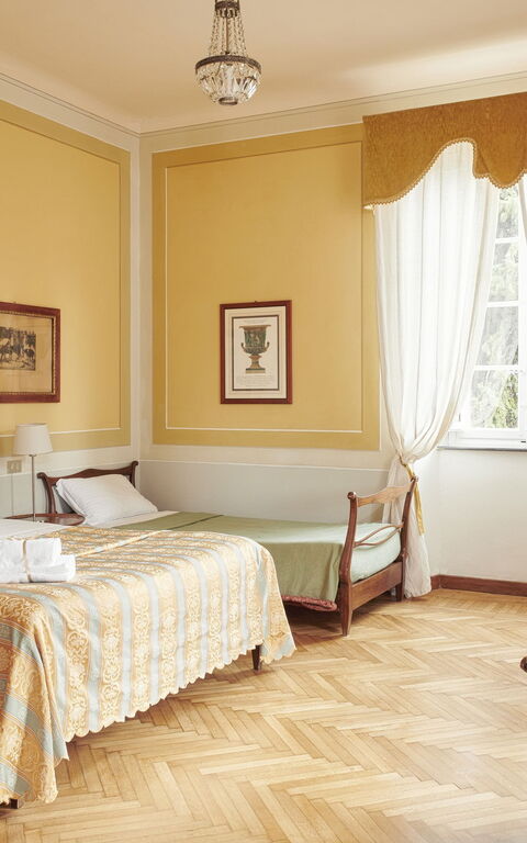 Villa Pedone: chambre à coucher