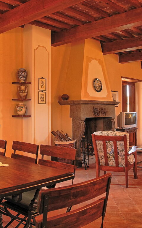 Villa Sant' Angelo: Salle à manger, Salon