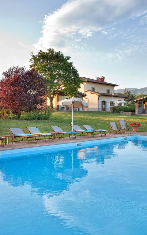 Villa Sant' Angelo: bassin, Jardin