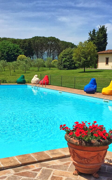 Villa Sant' Angelo: bassin, Jardin