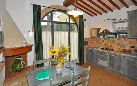 Logement Olivo: Cuisine, Salle à manger, Salon