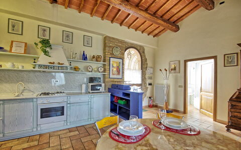 Logement La Capanna: Cuisine, Salle à manger