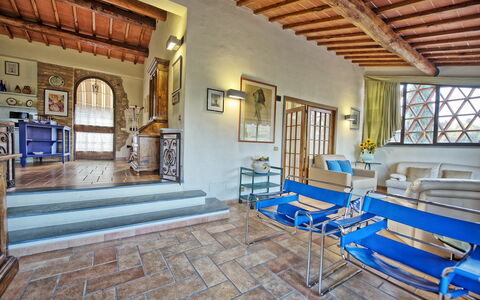 Logement La Capanna: Salon