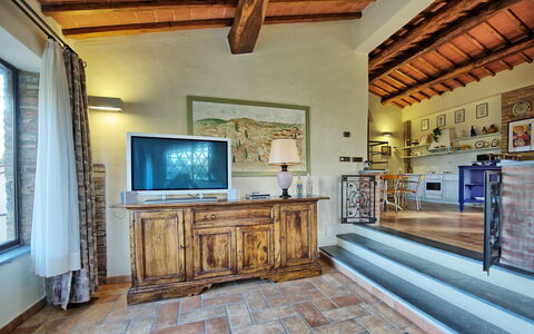 Logement La Capanna: Salon