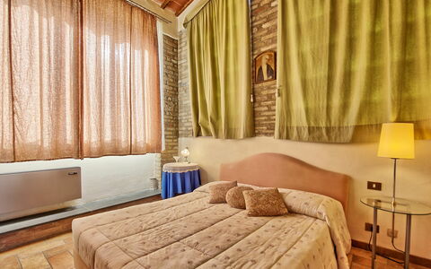 Logement La Capanna: chambre à coucher