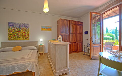 Logement Ovile: chambre à coucher, Cuisine, Salle à manger, Salon