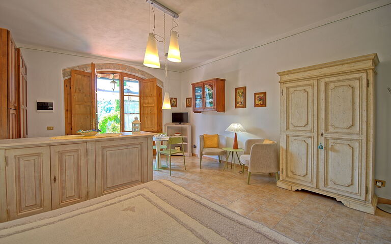 Logement Ovile: chambre à coucher, Cuisine, Salle à manger, Salon