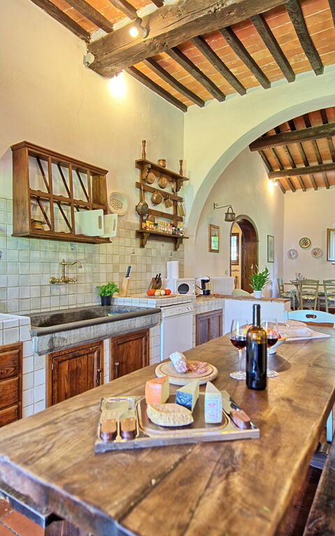 Villa Campogialli: Cuisine, Salle à manger