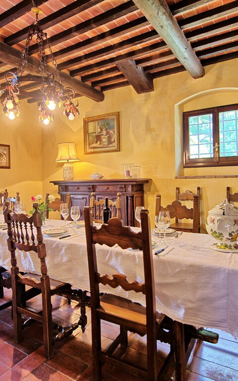 Villa Campogialli: Cuisine, Salle à manger