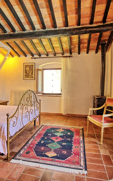 Villa Campogialli: chambre à coucher