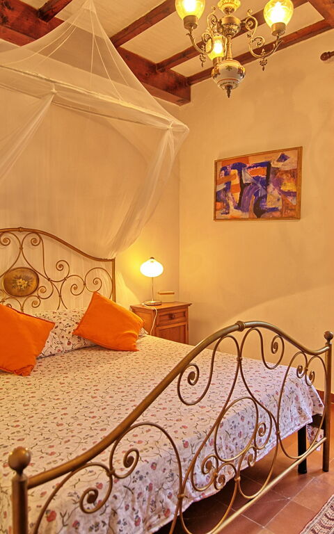 Villa Campogialli: chambre à coucher