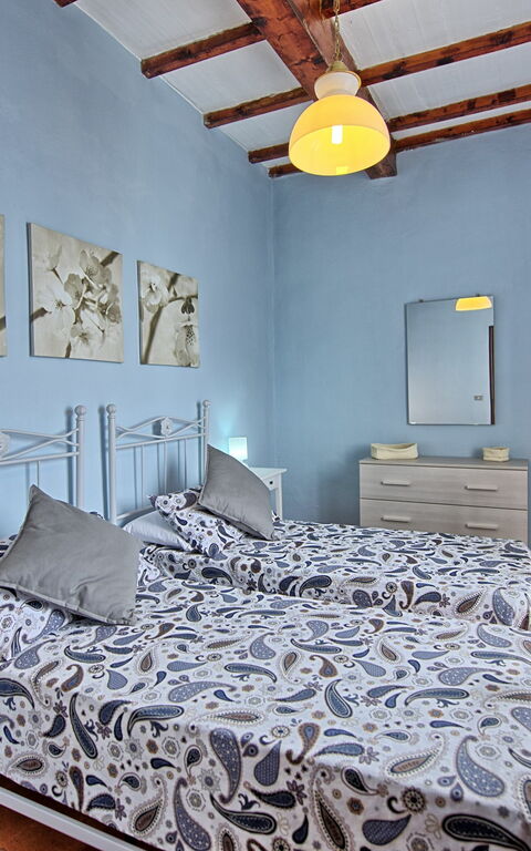 Villa Campogialli: chambre à coucher