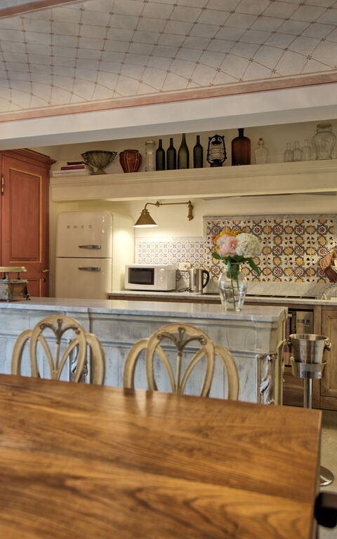 Villa Nova: Cuisine, Salle à manger