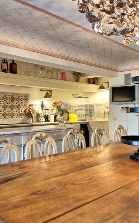 Villa Nova: Cuisine, Salle à manger