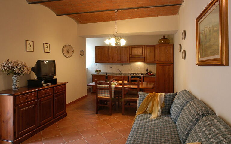Logement La Valle 4: Cuisine, Salon