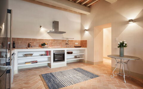 Logement La Valle 2 Castelfalfi: Cuisine