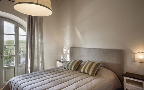 Logement La Valle 1 Castelfalfi: chambre à coucher