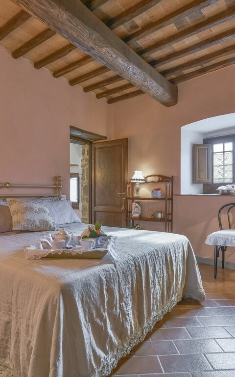 Villa Casalguidi: chambre à coucher